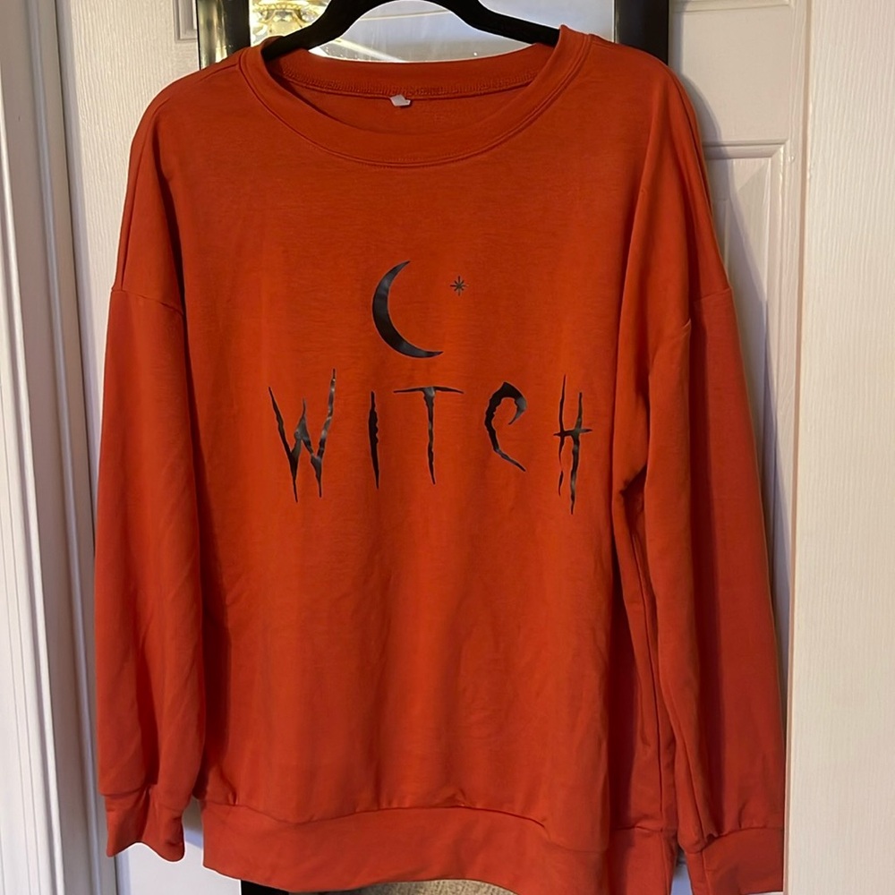 NWOT Boutique Witch Crewneck Pullover ~ Medium
